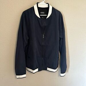Men’s Navy Ezekiel Bomber Jacket sz XL